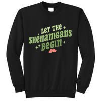 Groovy Let Me Shenanigans Begin Retro St Patrick Day Sweatshirt