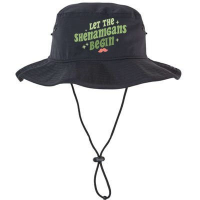 Groovy Let Me Shenanigans Begin Retro St Patrick Day Bucket Hat