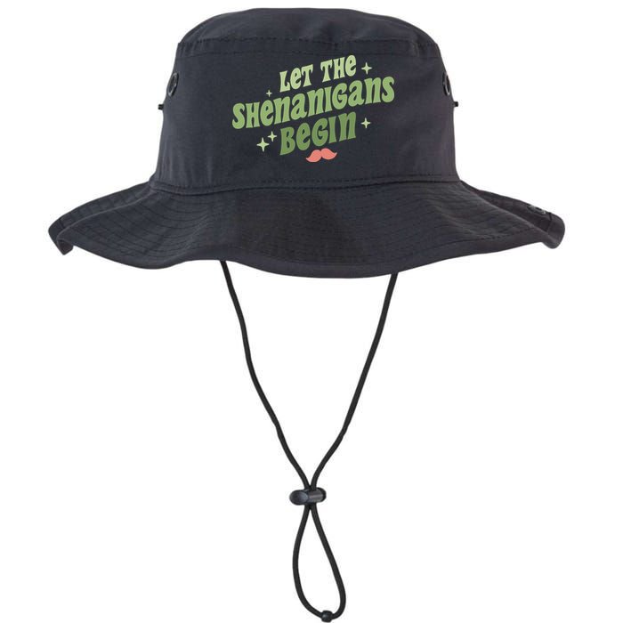 Groovy Let Me Shenanigans Begin Retro St Patrick Day Bucket Hat