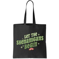 Groovy Let Me Shenanigans Begin Retro St Patrick Day Bag