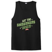 Groovy Let Me Shenanigans Begin Retro St Patrick Day PosiCharge Competitor Tank