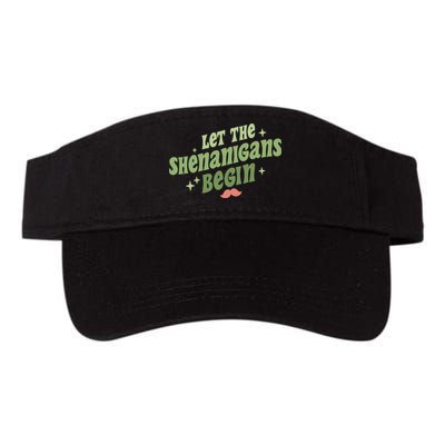 Groovy Let Me Shenanigans Begin Retro St Patrick Day Visor
