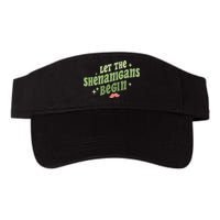 Groovy Let Me Shenanigans Begin Retro St Patrick Day Visor