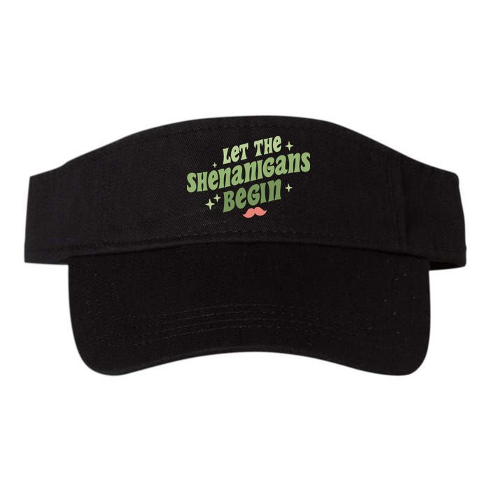 Groovy Let Me Shenanigans Begin Retro St Patrick Day Visor