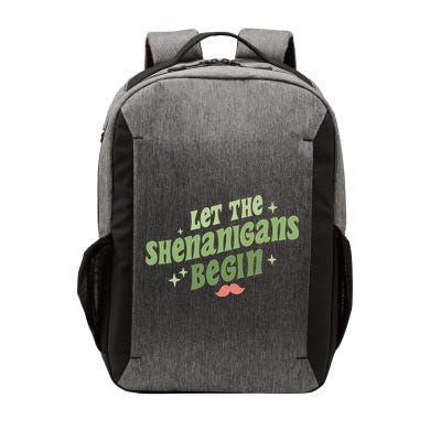 Groovy Let Me Shenanigans Begin Retro St Patrick Day Vector Backpack