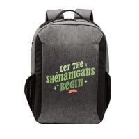 Groovy Let Me Shenanigans Begin Retro St Patrick Day Vector Backpack
