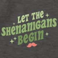 Groovy Let Me Shenanigans Begin Retro St Patrick Day Vector Backpack