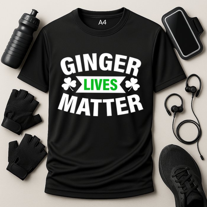 Ginger Lives Matter St Patricks Day Cooling Performance Crew T-Shirt