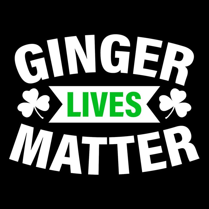 Ginger Lives Matter St Patricks Day Drawstring Bag