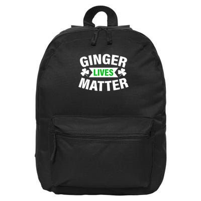 Ginger Lives Matter St Patricks Day 16 in Basic Backpack