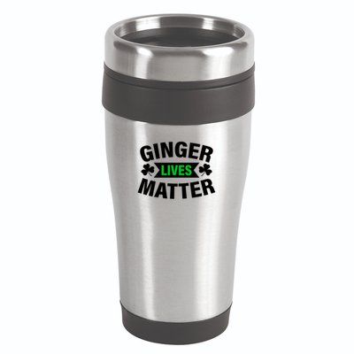 Ginger Lives Matter St Patricks Day 16oz Travel Tumbler
