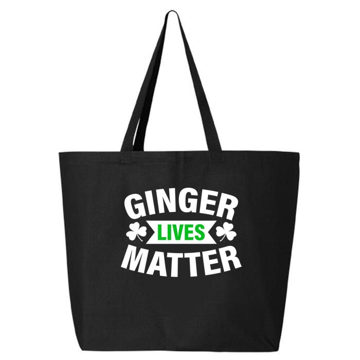 Ginger Lives Matter St Patricks Day 25L Jumbo Tote