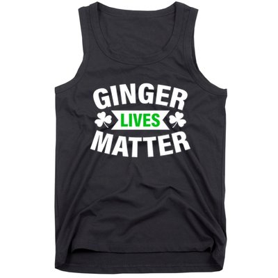 Ginger Lives Matter St Patricks Day Tank Top