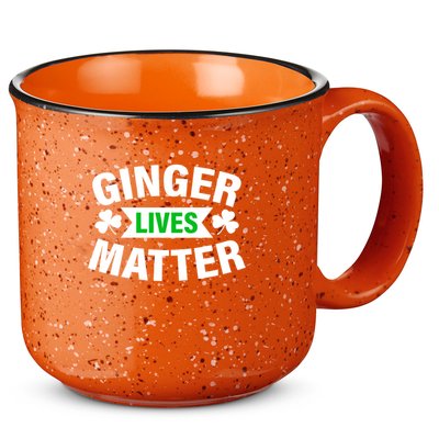 Ginger Lives Matter St Patricks Day 15oz Campfire Ceramic Mug