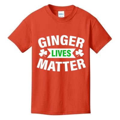 Ginger Lives Matter St Patricks Day Kids T-Shirt