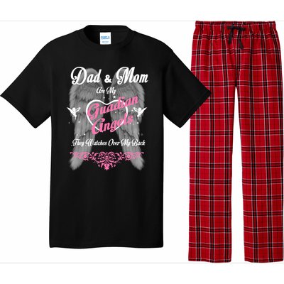 Gift Loss Mom And Dad Memorial Parents In Heaven Funny Gift Pajama Set