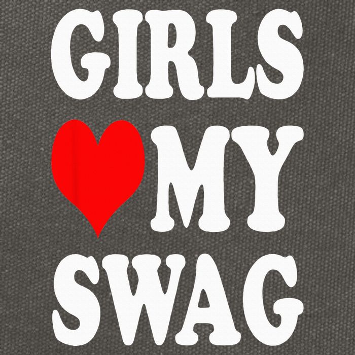 Girl Love My Swag Cotton Canvas Backpack