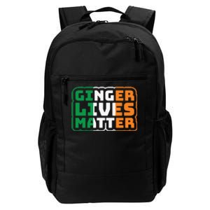 Ginger Lives Matter Funny St Patricks Day Daily Commute Backpack