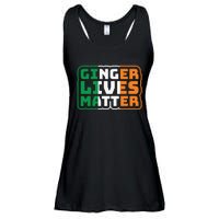 Ginger Lives Matter Funny St Patricks Day Ladies Essential Flowy Tank