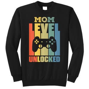 Gamer Lover Mom Level Unlocked Mother's Day Sweatshirt