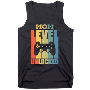 Gamer Lover Mom Level Unlocked Mother's Day Tank Top