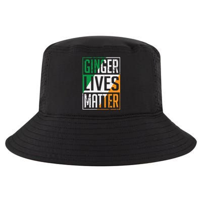 Ginger Lives Matter Irish Flag St Patricks Day Redhead Gift Cool Comfort Performance Bucket Hat