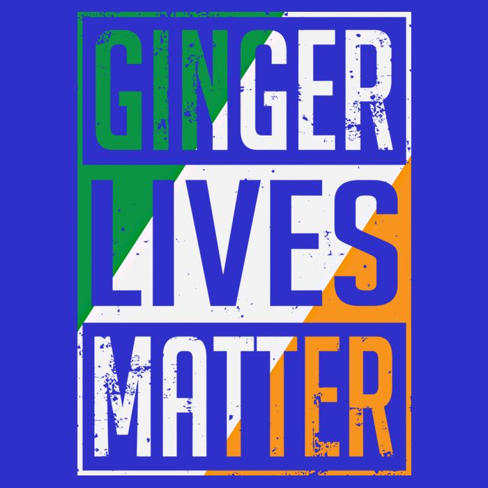 Ginger Lives Matter Irish Flag St Patricks Day Redhead Gift 16 in Basic Backpack