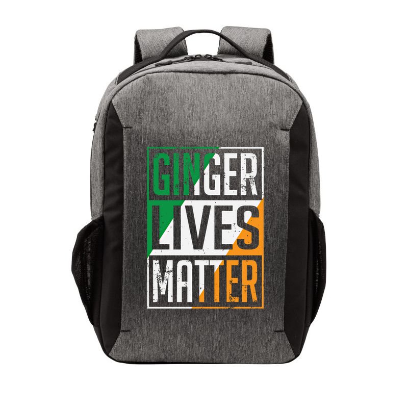 Ginger Lives Matter Irish Flag St Patricks Day Redhead Gift Vector Backpack
