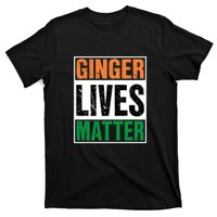 Ginger Lives Matter St. Patrick Day Drinking Ireland Flag T-Shirt