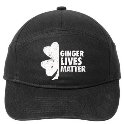 Ginger Lives Matter Funny St Patricks Day 7-Panel Snapback Hat