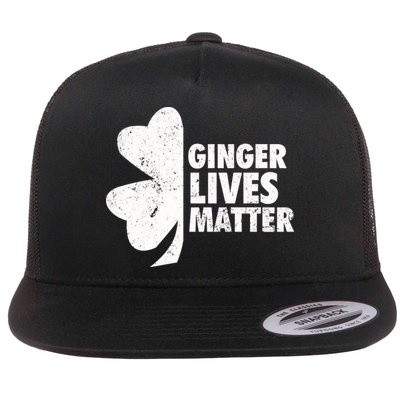 Ginger Lives Matter Funny St Patricks Day Flatbill Hat