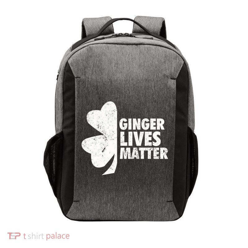 Ginger Lives Matter Funny St Patricks Day Vector Backpack