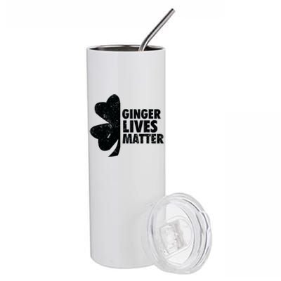 Ginger Lives Matter Funny St Patricks Day Stainless Steel Tumbler