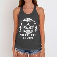 Goldendoodle Labradoodle No Fluffs The Dood Funny Doodle Dog Women's Knotted Racerback Tank