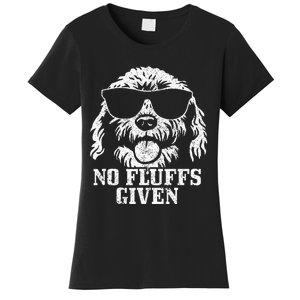 Goldendoodle Labradoodle No Fluffs The Dood Funny Doodle Dog Women's T-Shirt