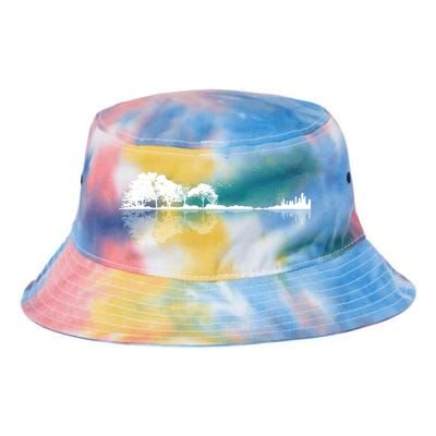 Guitar Lake Nature Wilderness Graphic Tie Dye Newport Bucket Hat