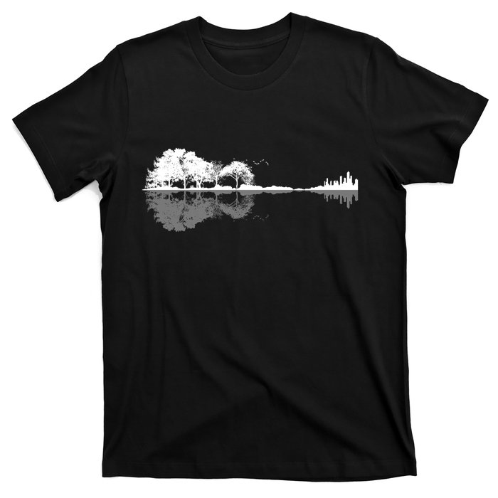 Guitar Lake Nature Wilderness Graphic T-Shirt