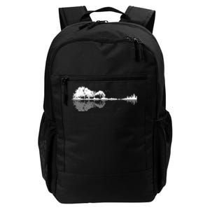 Guitar Lake Nature Wilderness Graphic Daily Commute Backpack