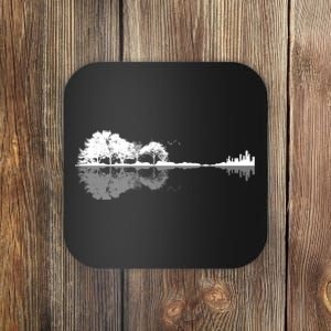 Guitar Lake Nature Wilderness Graphic Coaster