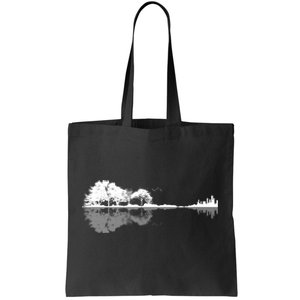 Guitar Lake Nature Wilderness Graphic Tote Bag