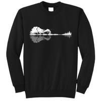 Guitar Lake Nature Wilderness Graphic Tall Sweatshirt