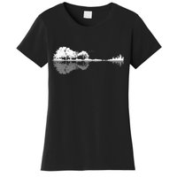 Guitar Lake Nature Wilderness Graphic Women's T-Shirt