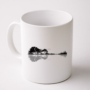 Guitar Lake Nature Wilderness Graphic Coffee Mug