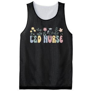 Groovy L&D Nurse Labor And Delivery Nurse Flowers Mesh Reversible Basketball Jersey Tank