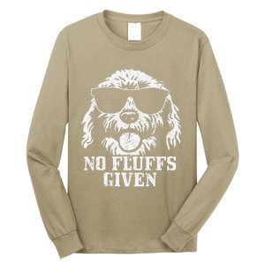 Goldendoodle Labradoodle No Fluffs The Dood Funny Doodle Dog Long Sleeve Shirt