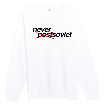 Gabrielius Landsbergis Never Post Soviet Premium Crewneck Sweatshirt