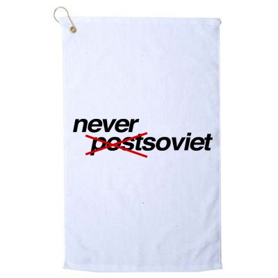 Gabrielius Landsbergis Never Post Soviet Golf Towel