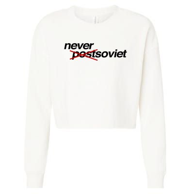 Gabrielius Landsbergis Never Post Soviet Cropped Pullover Crew