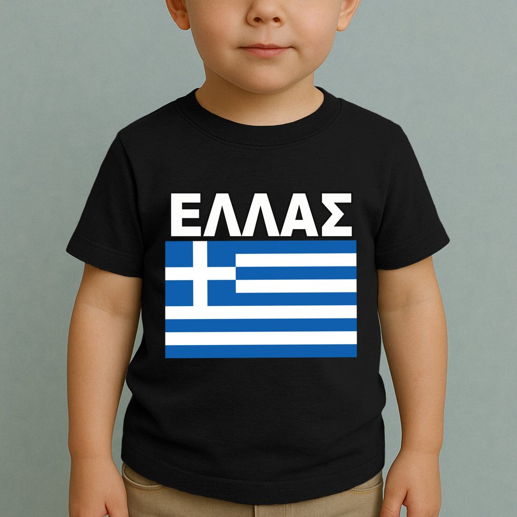 Greek Language National Flag Of Greece Toddler T-Shirt