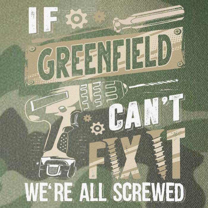 Greenfield Last Name If Greenfield CanT Fix It Legacy Tie Dye Trucker Hat